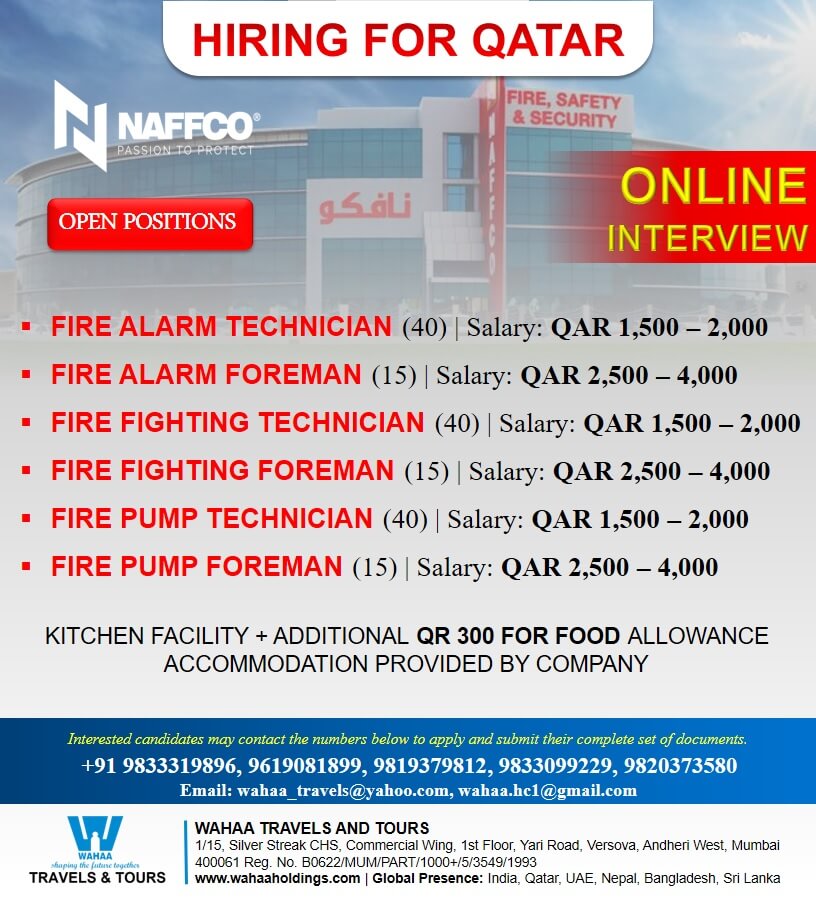 Hiring for Qatar | Online Interview