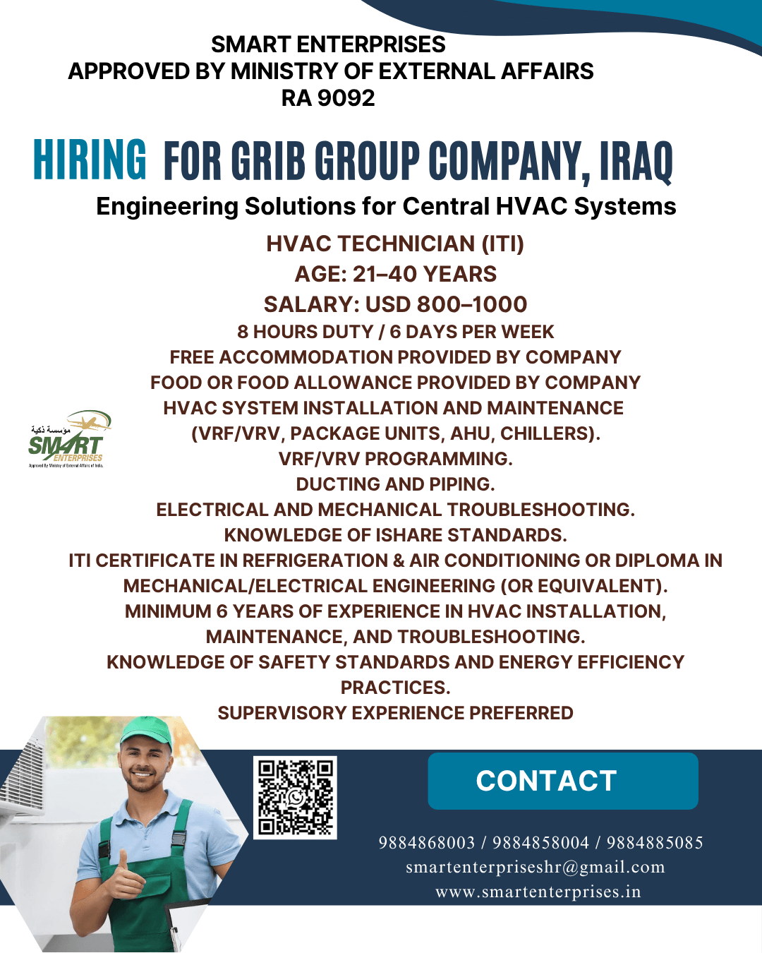 HIRING FOR IRAQ