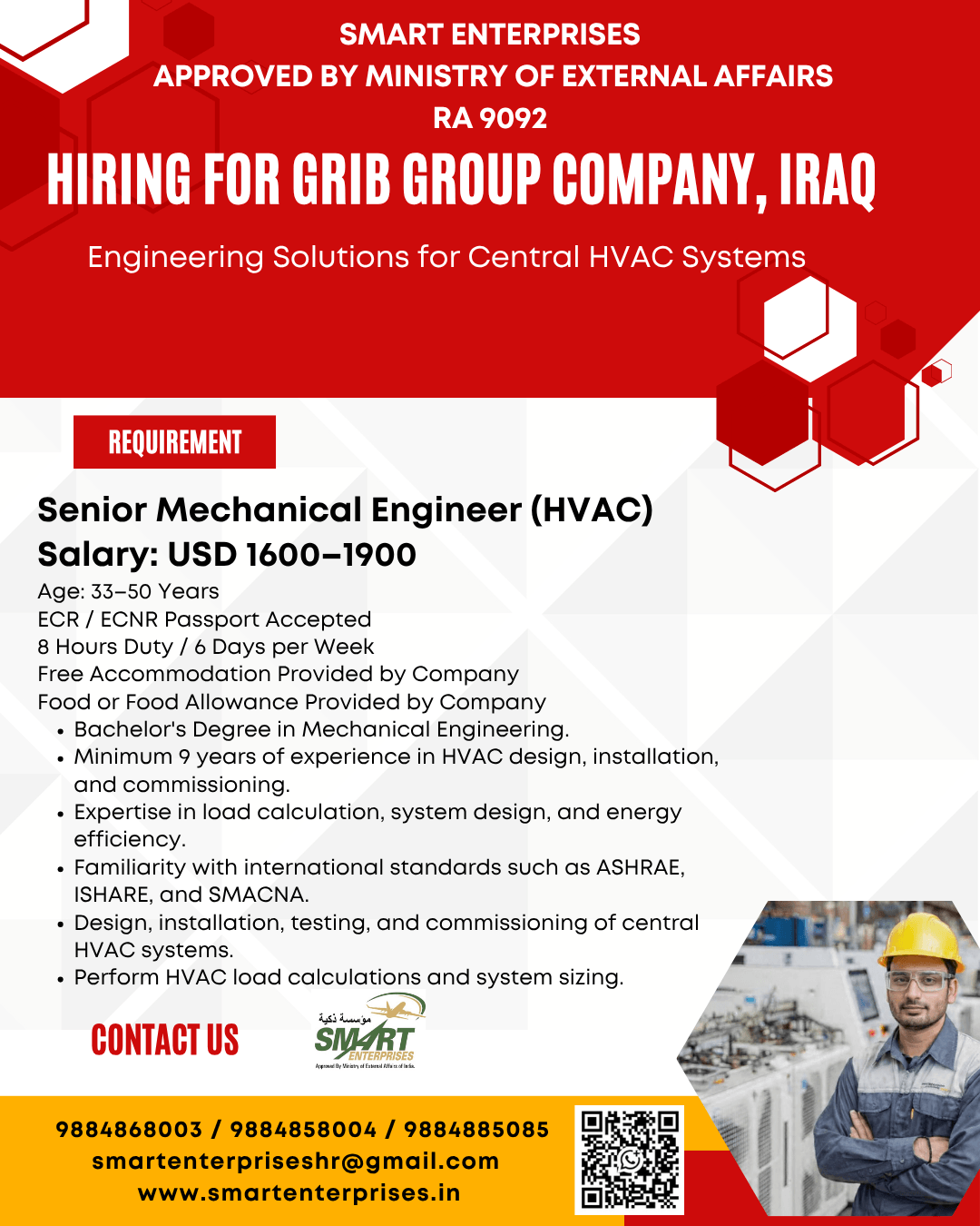 HIRING FOR IRAQ