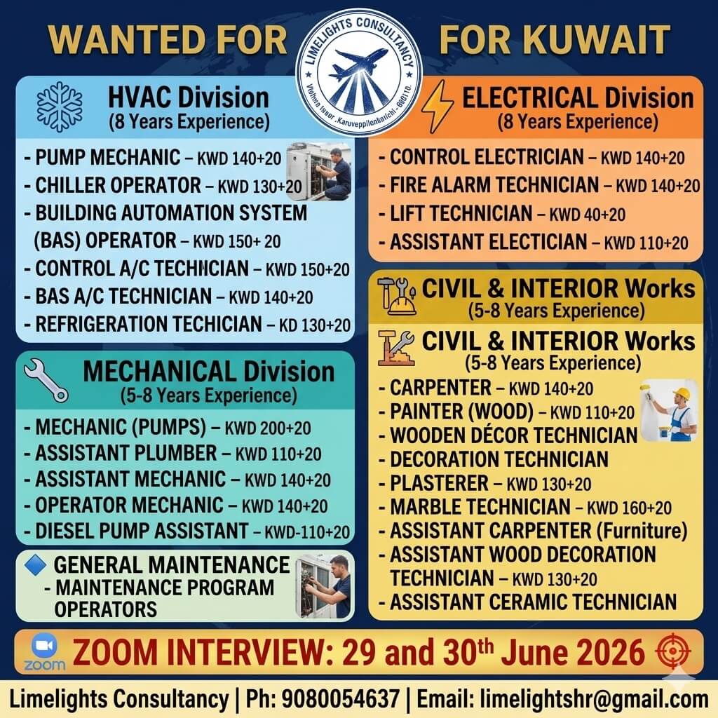Wanted for Kuwait