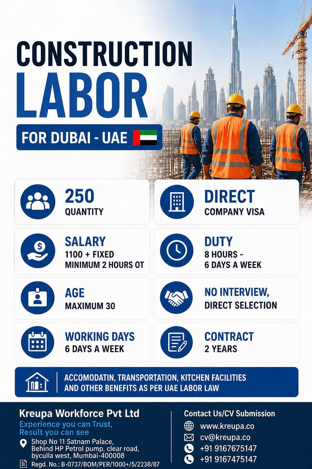HIRING FOR LEADING COMPANY IN UAE