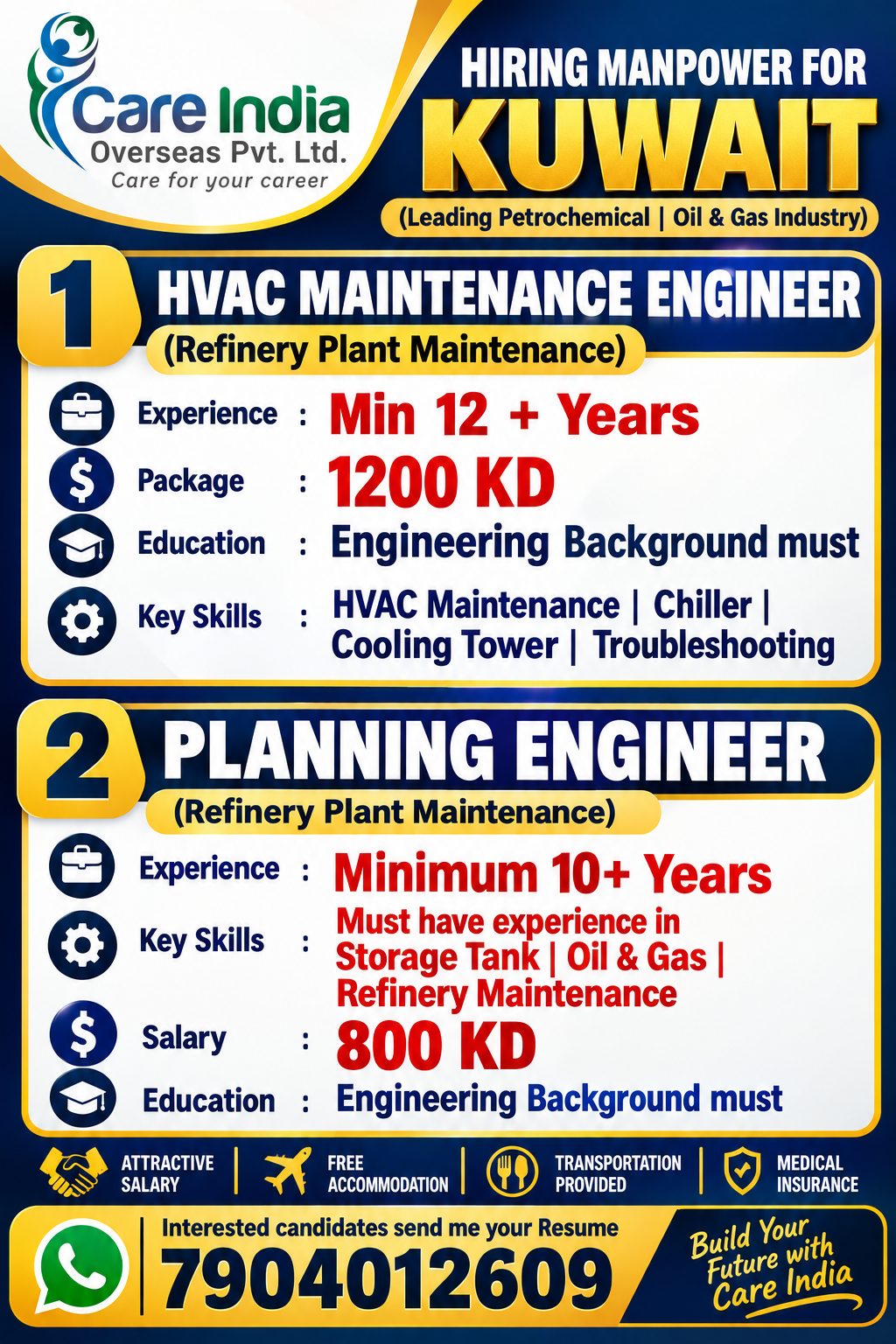 HVAC ENGINEER/PLANNING ENGINEER