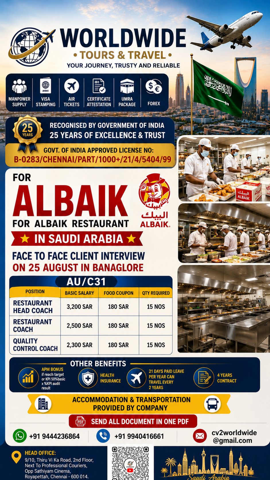 Restaurant Positions at Al Baik Restaurant