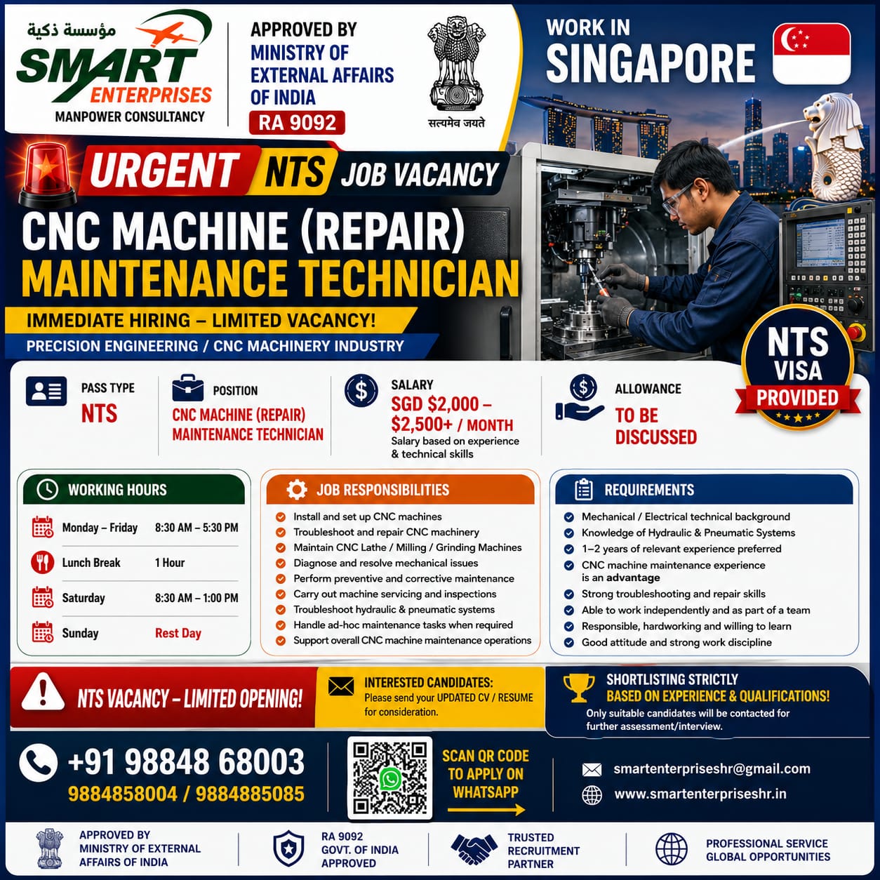 CNC MACHINE (REPAIR) MAINTENANCE TECHNICIAN