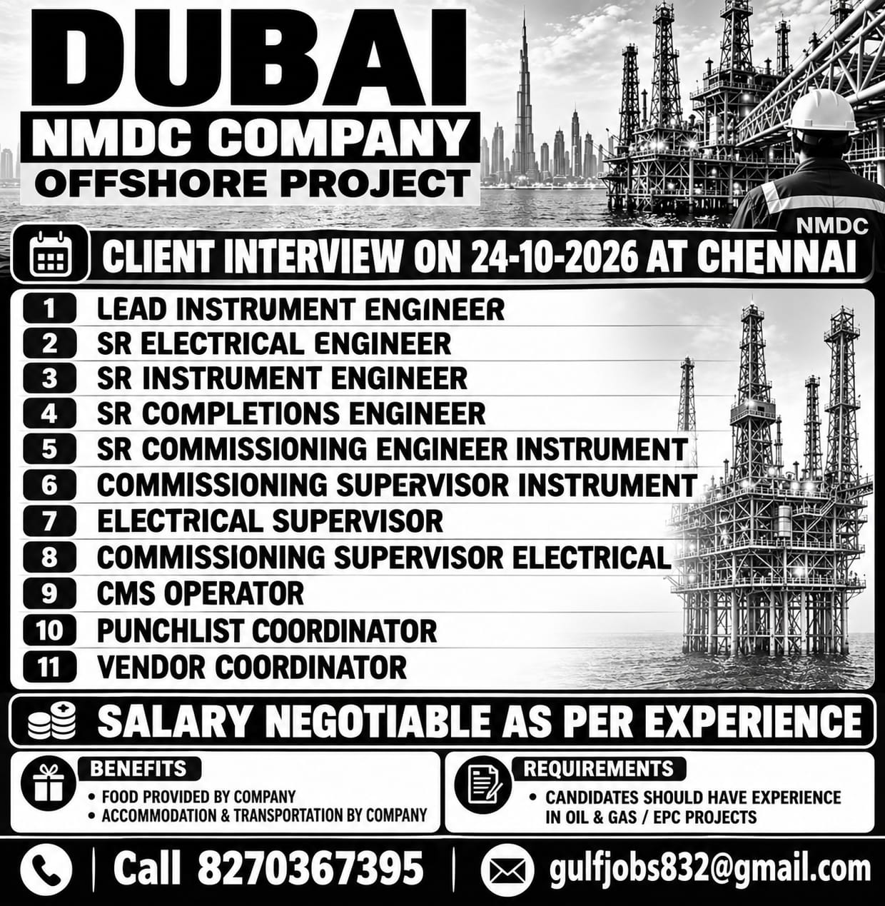 Dubai NMDC Company Offshore Project