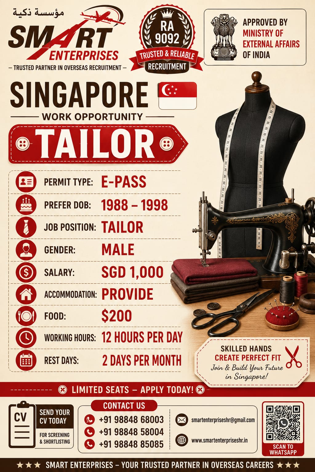 MALE TAILOR