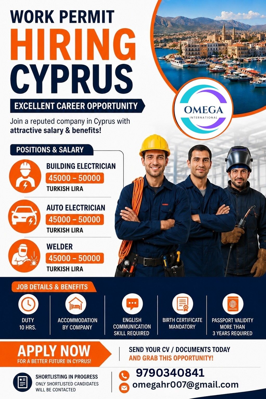 Work Permit Hiring Cyprus