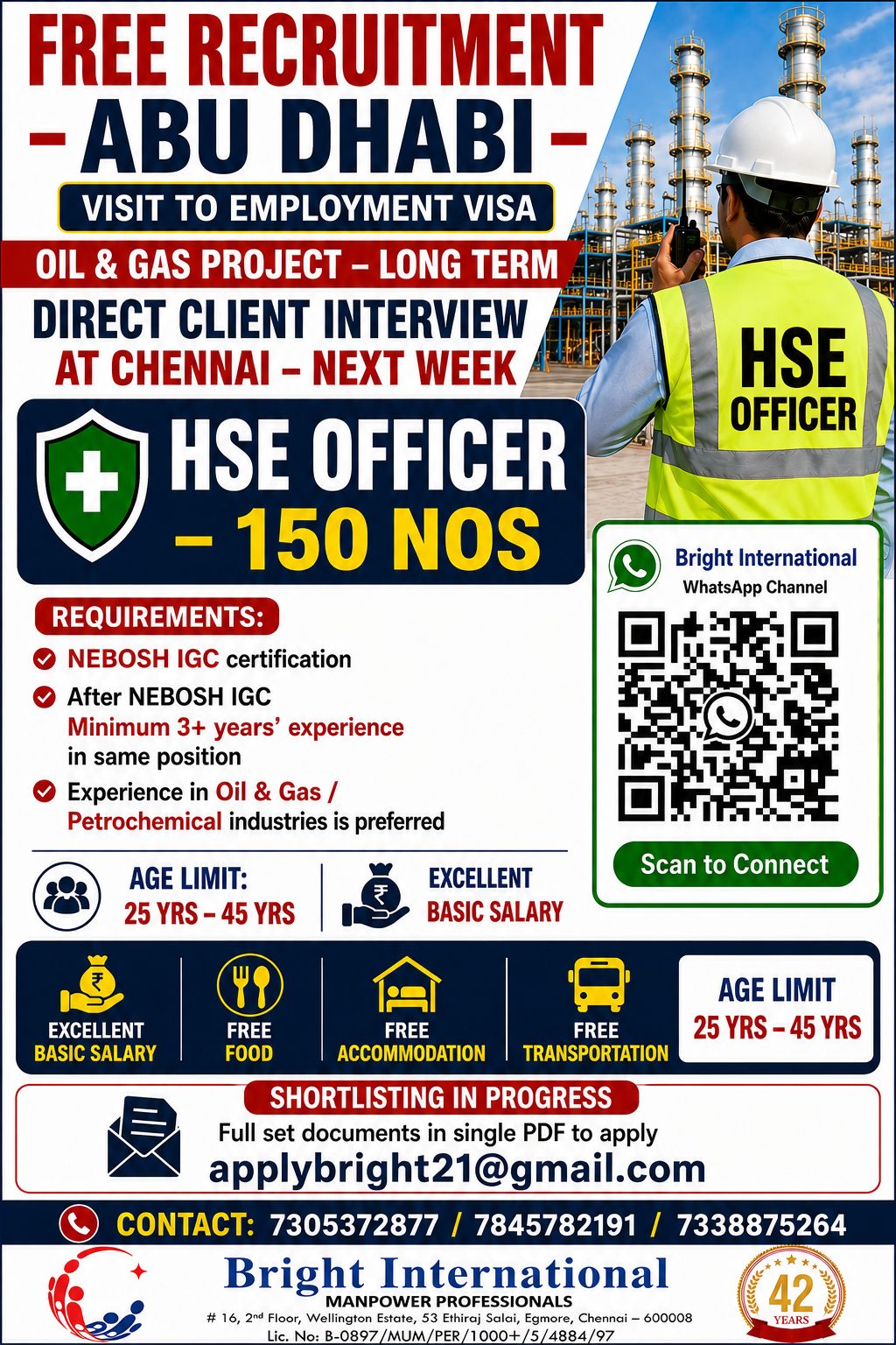 -FREE RECRUITMENT - ABU DHABI (LONG TERM)-