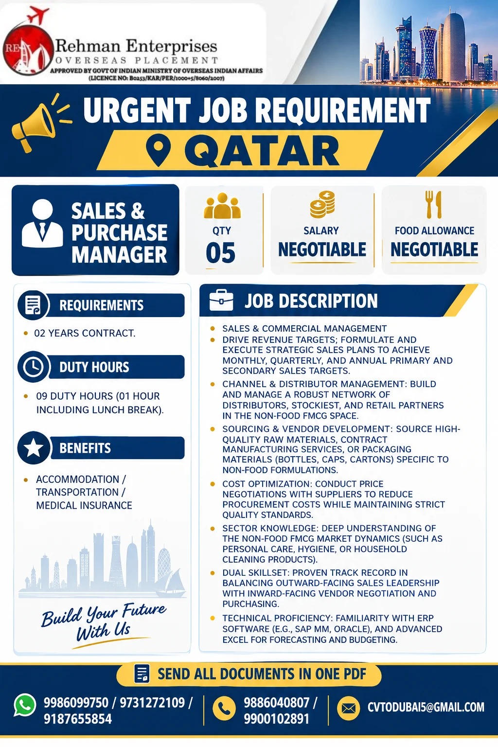 Sales & Purchase Manager