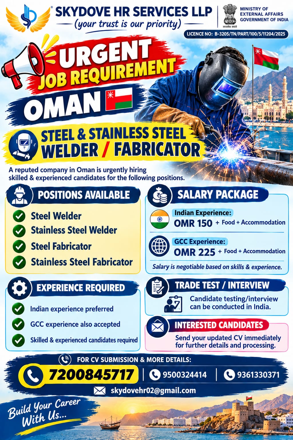 Steel Fabricator, Steel Welder