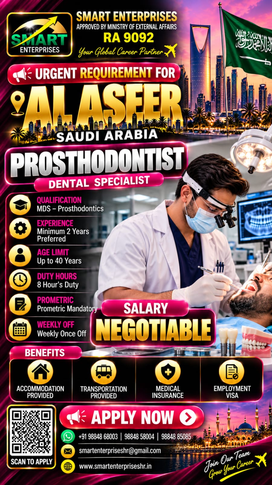 PROSTHODONTIST