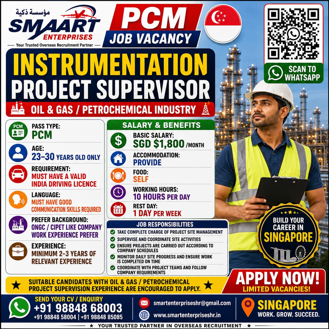 INSTRUMENTATION PROJECT SUPERVISOR