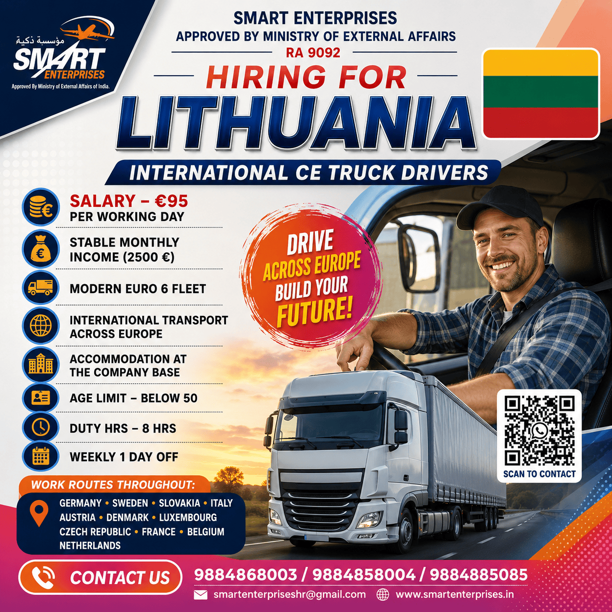 HIRING FOR INTERNATIONAL CE TRUCK DRIVERS