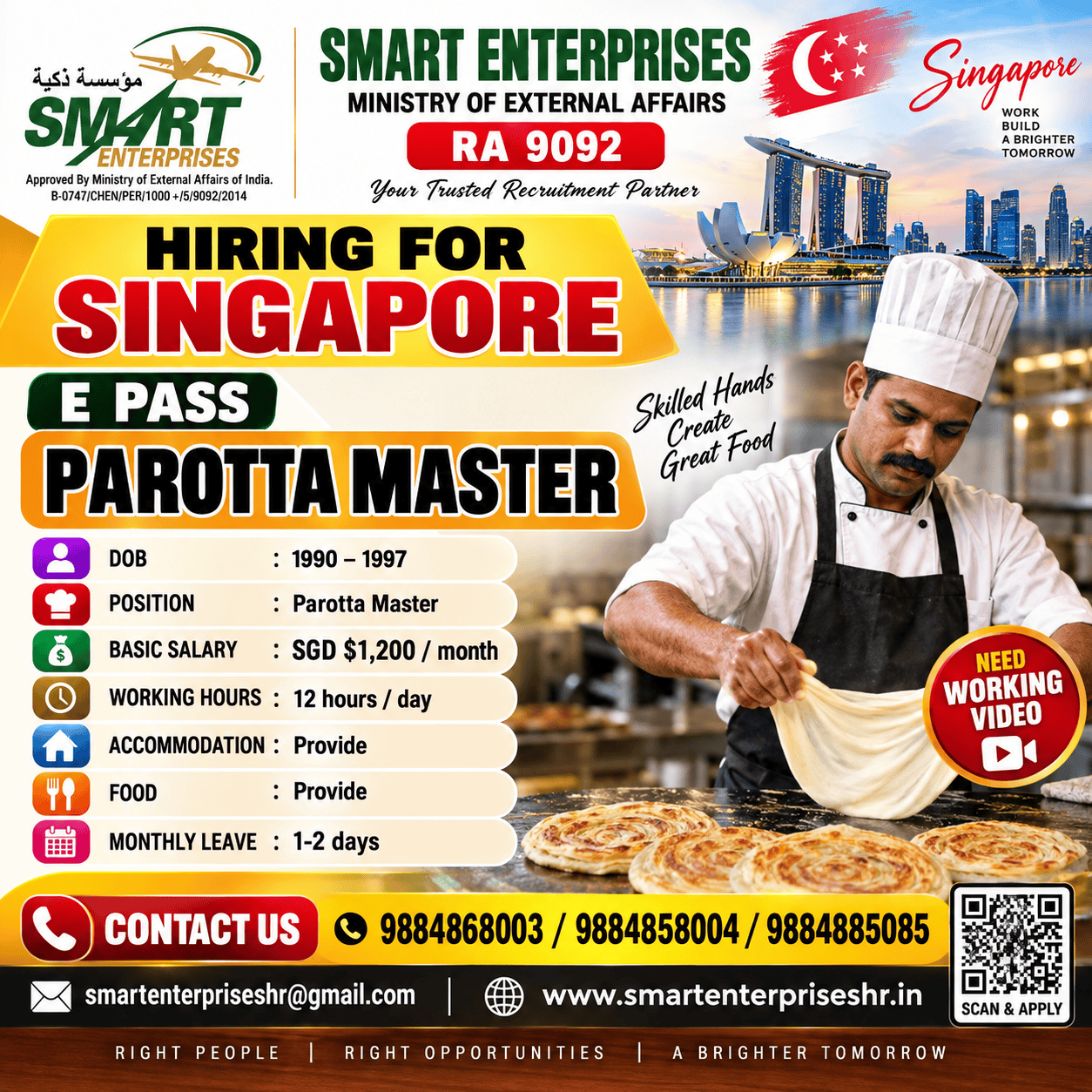 PAROTTA MASTER FOR SINGAPORE