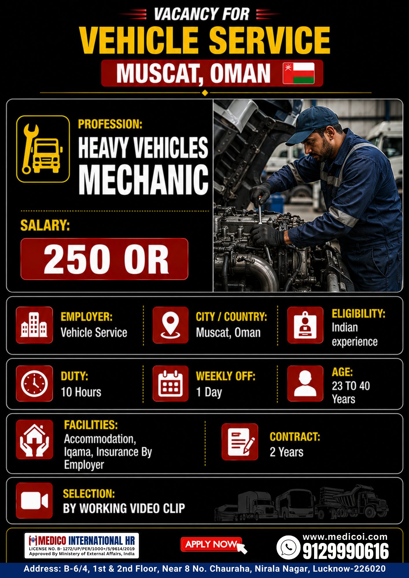 Vacancy for Reputed Company