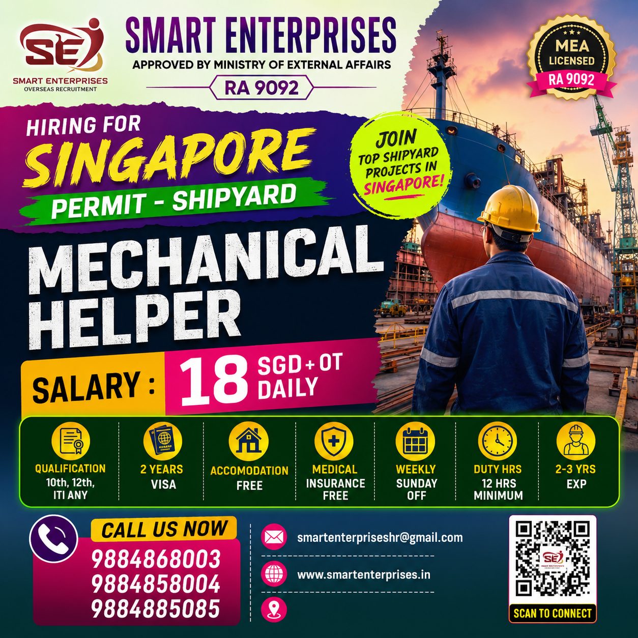 MECHANICAL HELPER - SAUDI ARABIA