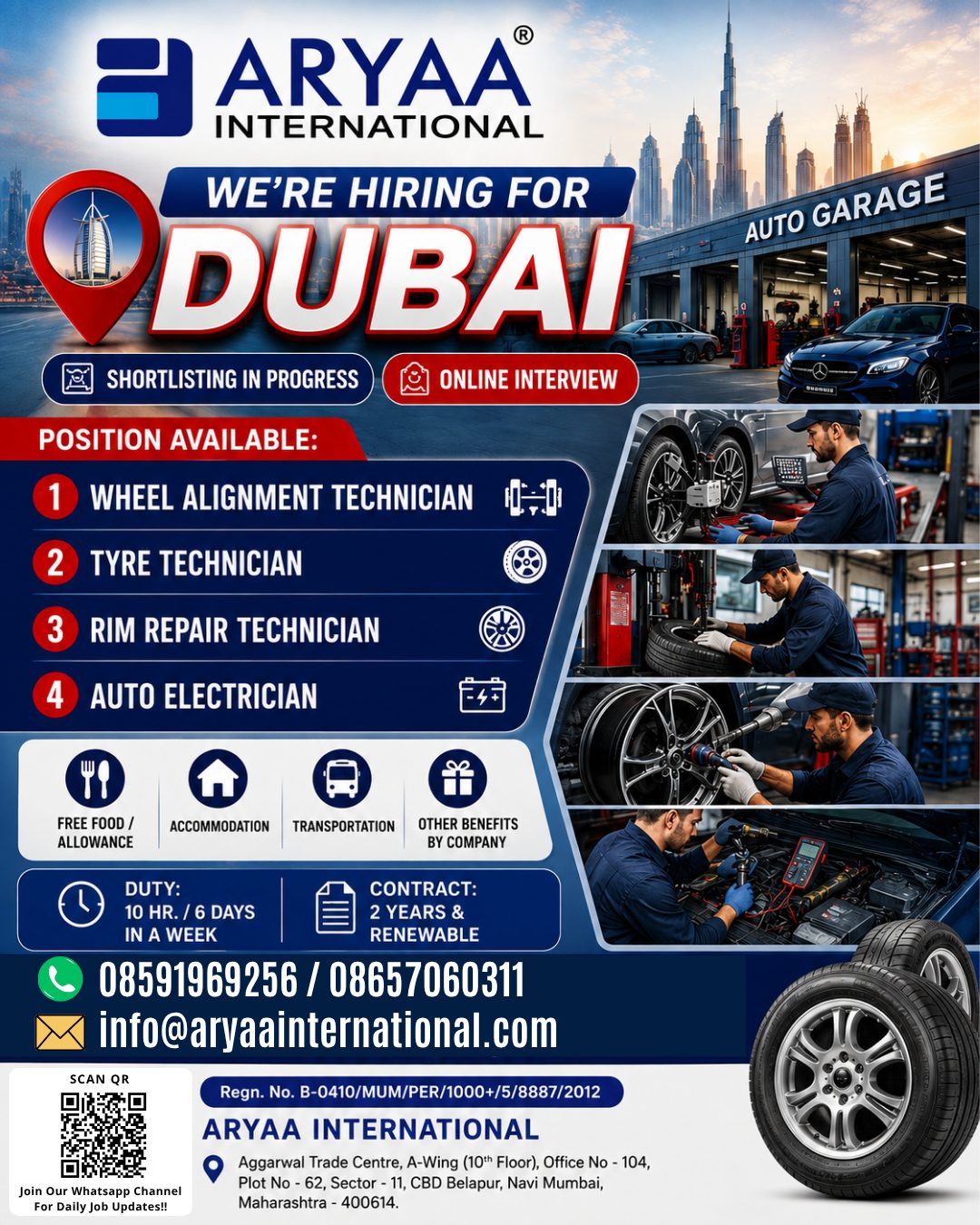 Auto Garage Technician Positions