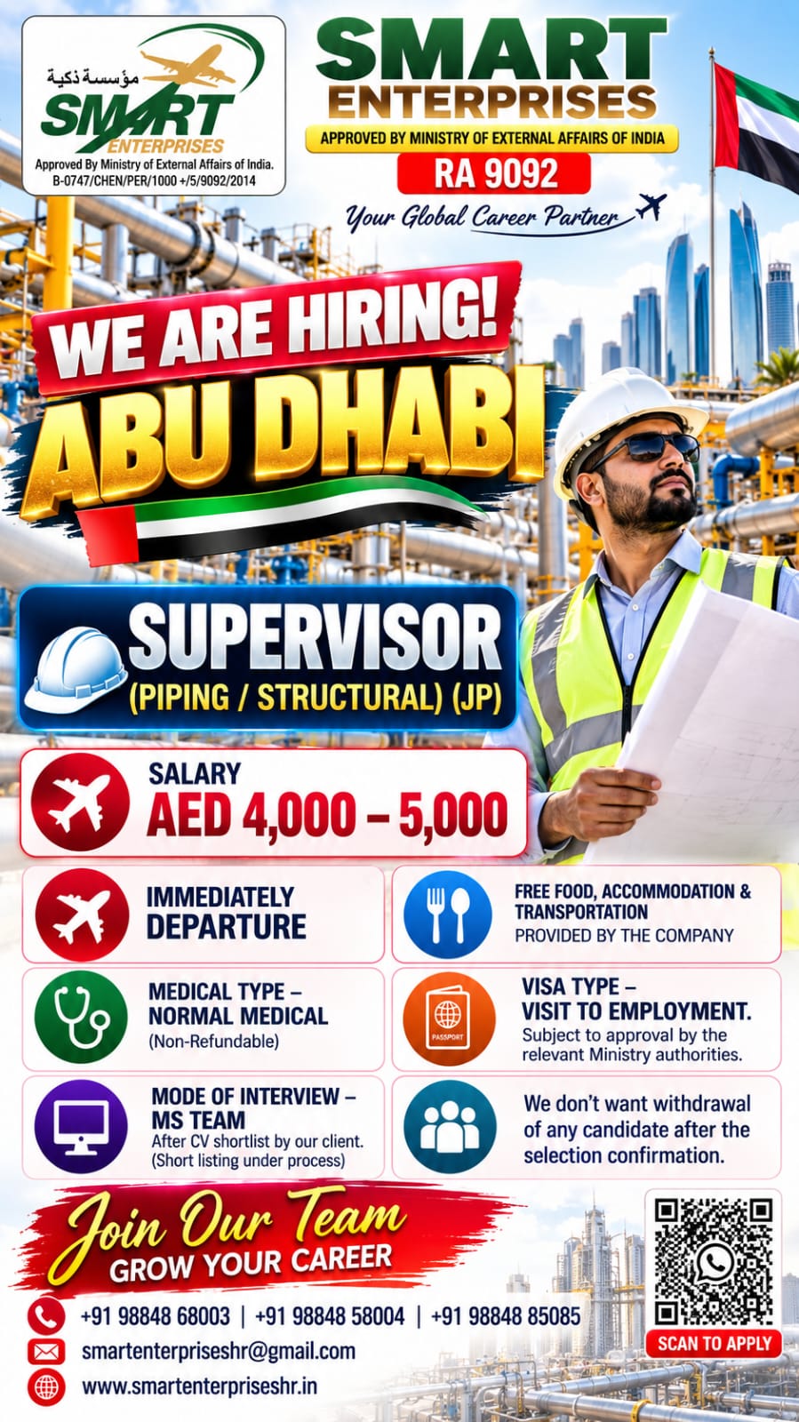 SUPERVISOR (PIPING / STRUCTURAL) (JP)