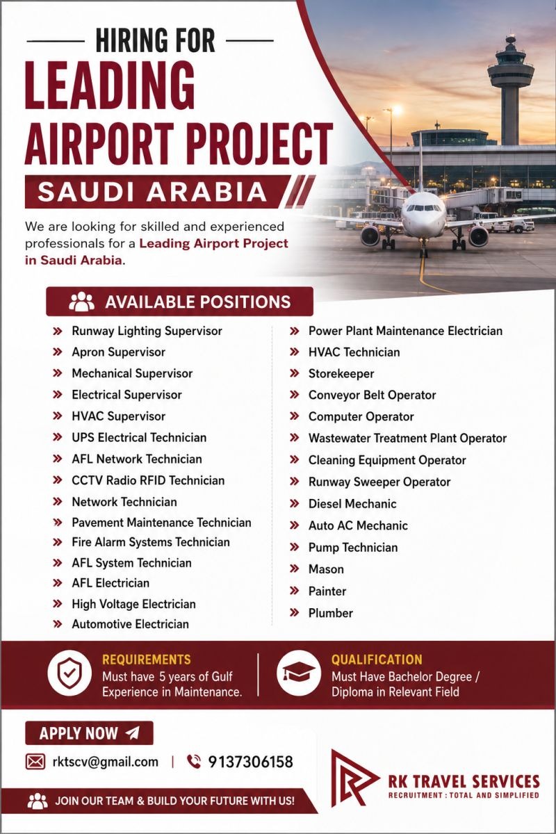 Leading Airport Project — RK Travel Services, Saudi Arabia, Saudi Arabia