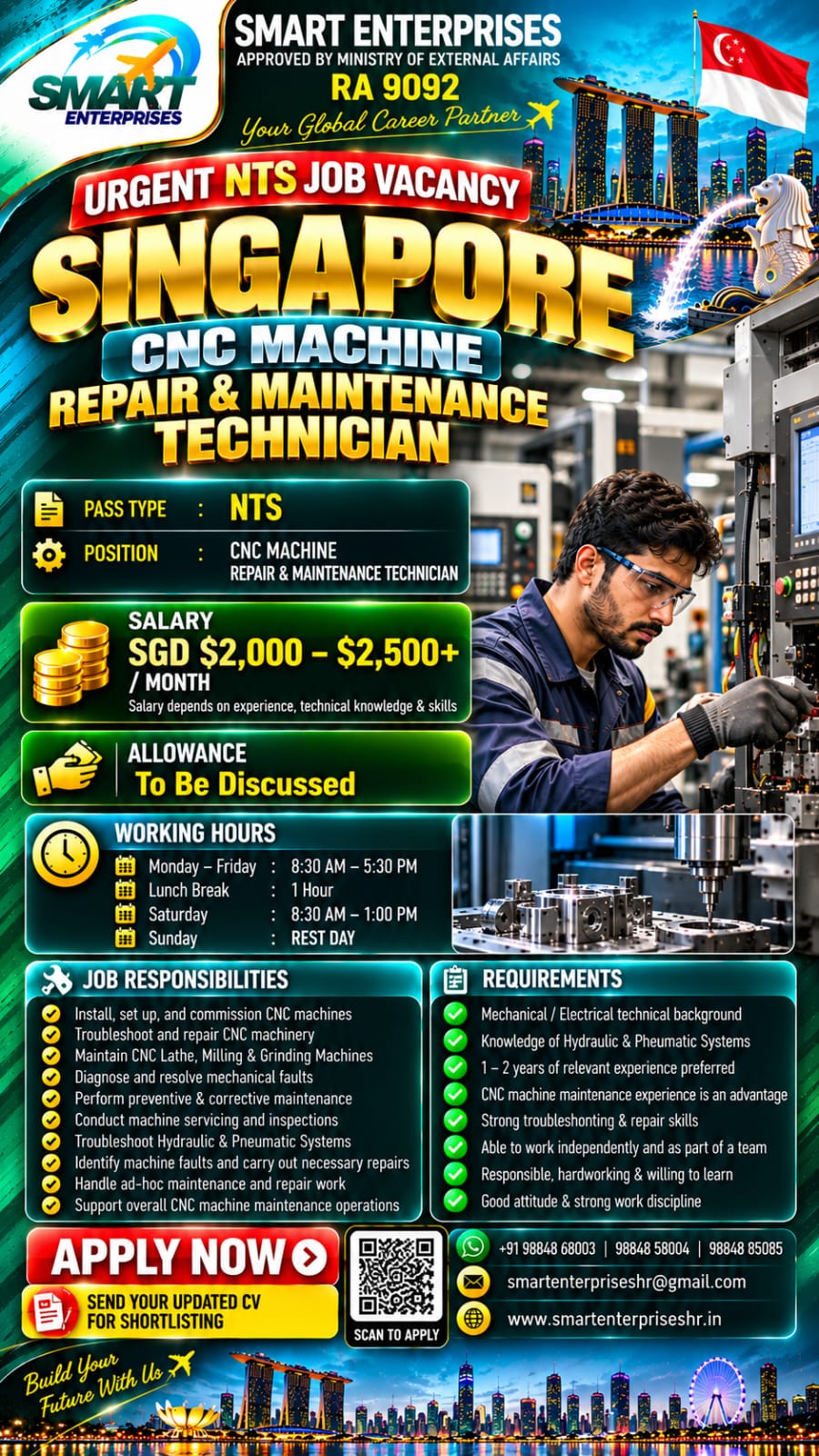 CNC MACHINE REPAIR & MAINTENANCE TECHNICIAN