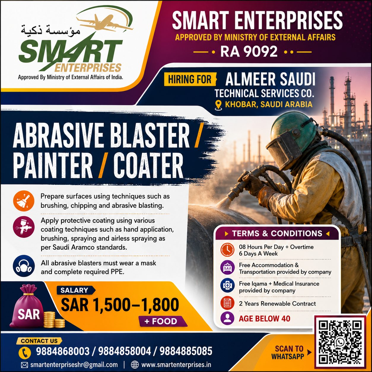ABRASIVE BLASTER / PAINTER / COATER