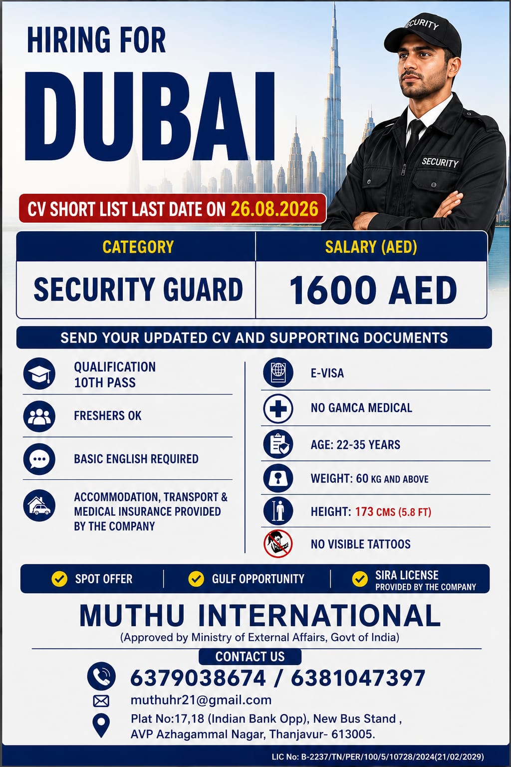 Security guard.....