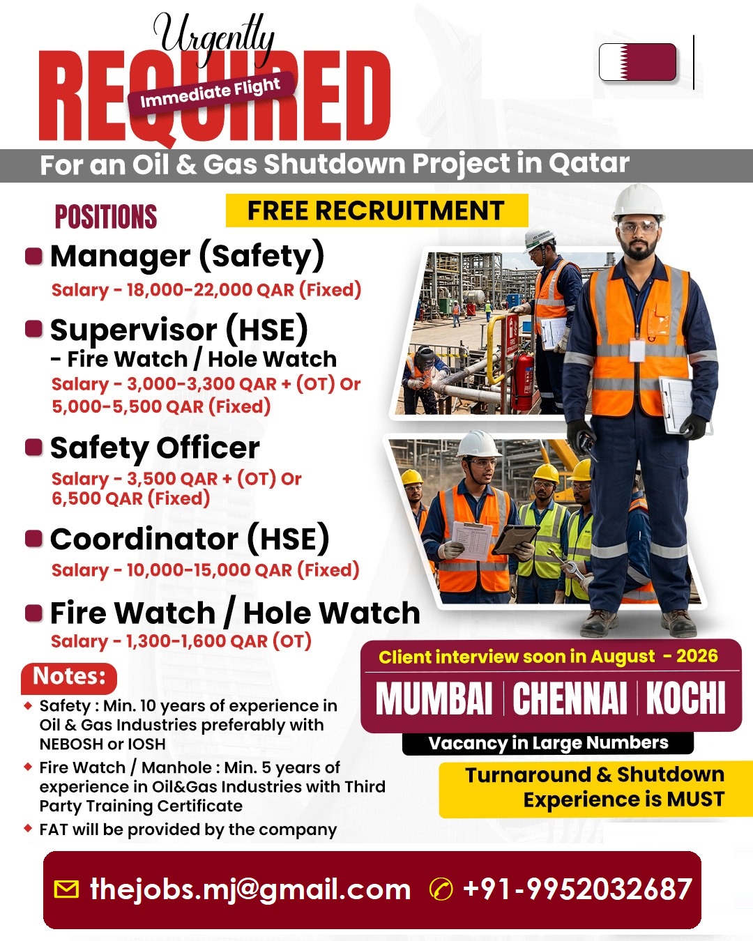 HIRING SHUTDOWN PROJECT