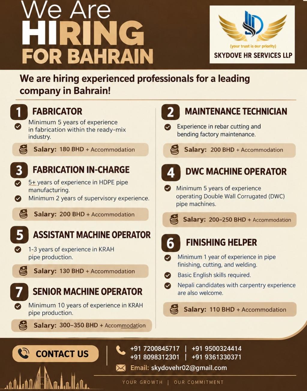 Bahrain Requirement