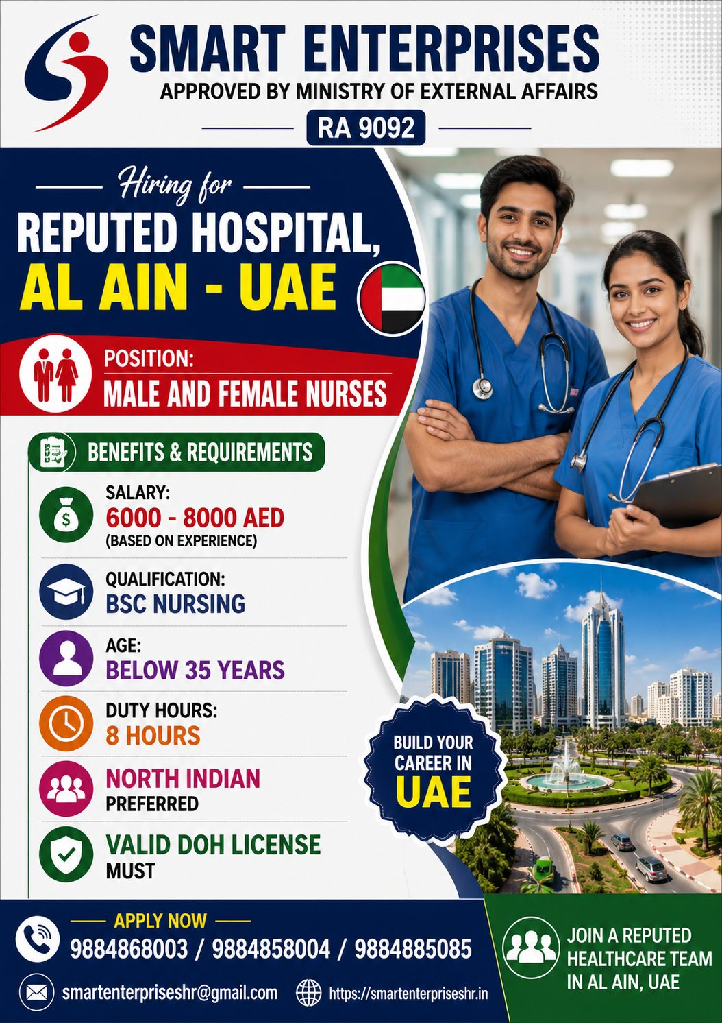 NURSES (MALE & FEMALE)
