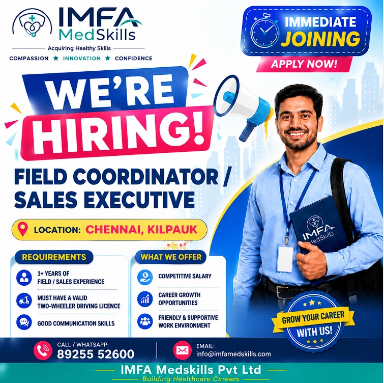 Field Coordinator / Sales Executive