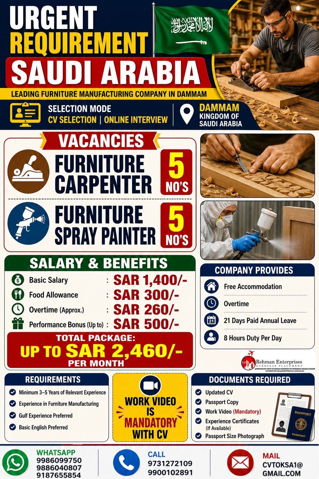 Furniture Manufacturing Jobs