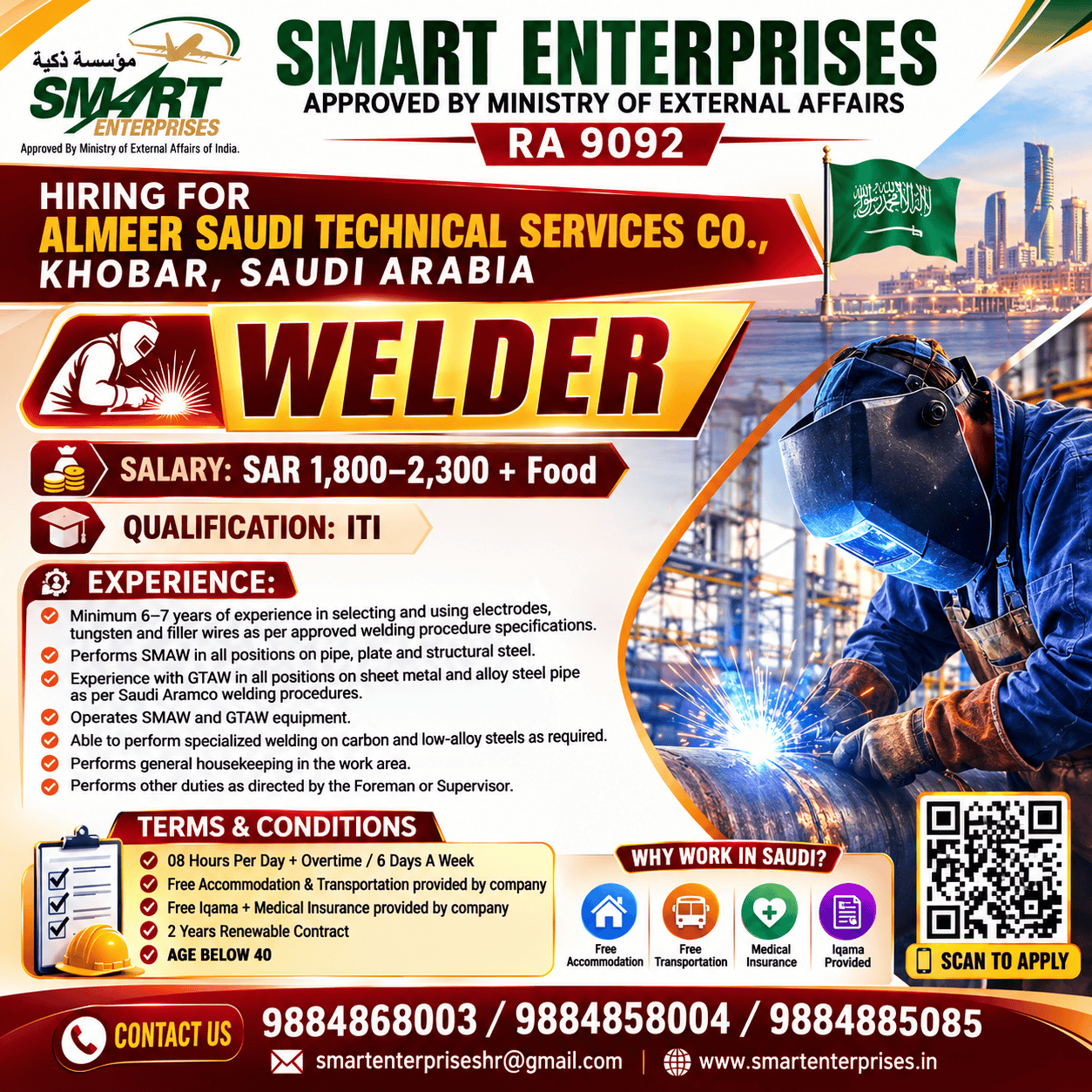 WELDER SAUDI ARABIA