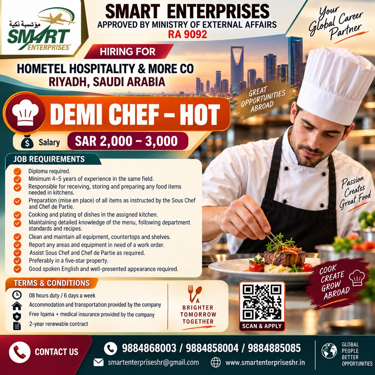 DEMI CHEF – HOT