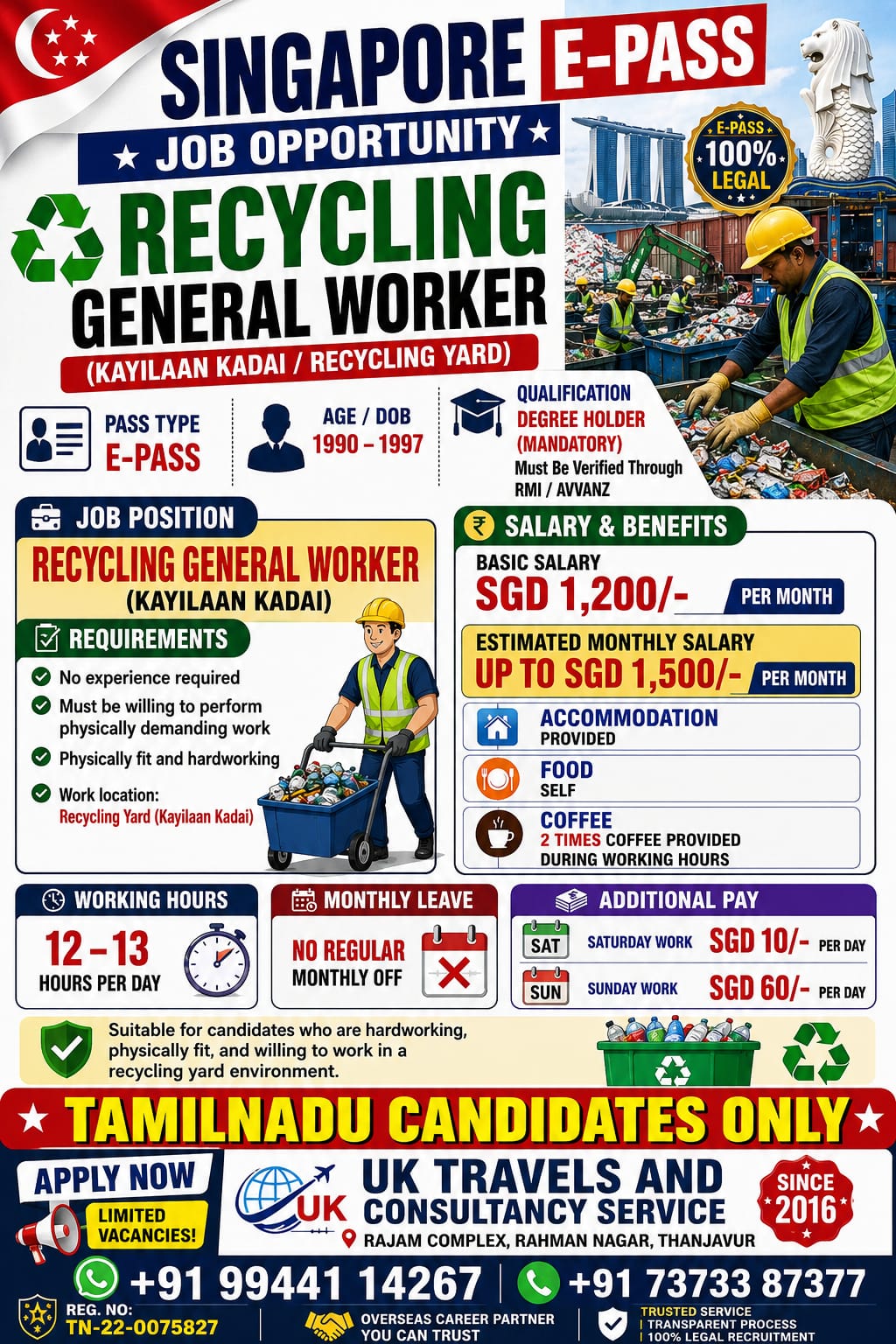 RECYCLING GENERAL WORER
