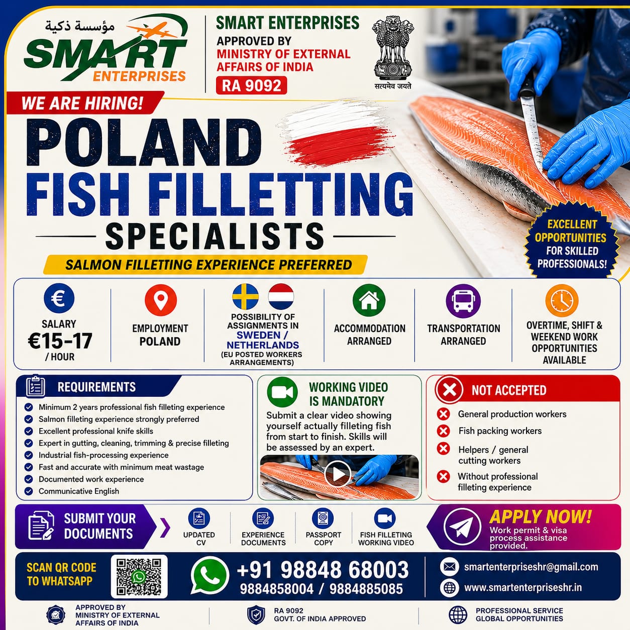 FISH FILLETING SPECIALISTS