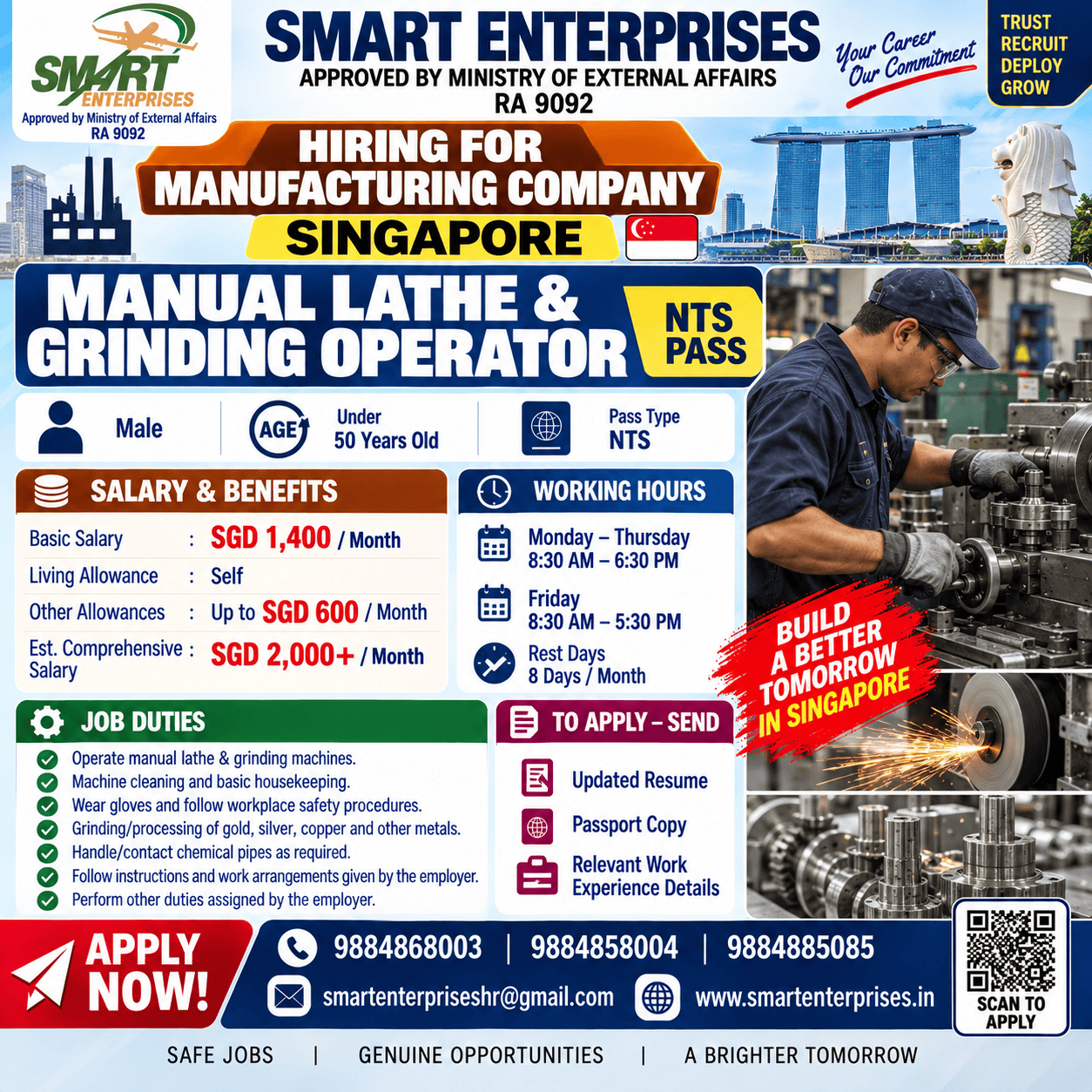 MANUAL LATHE & GRINDING OPERATOR