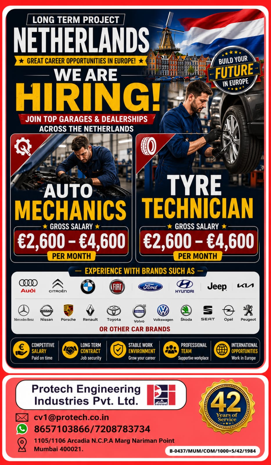 Opening  for Netherlands