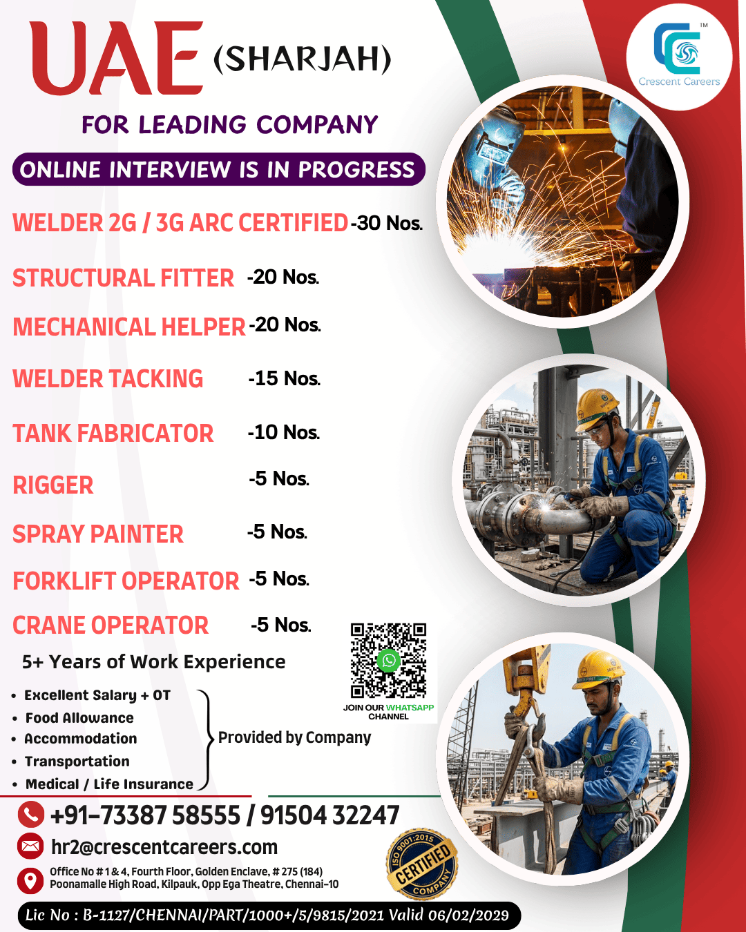 URGENT HIRING - SHARJAH