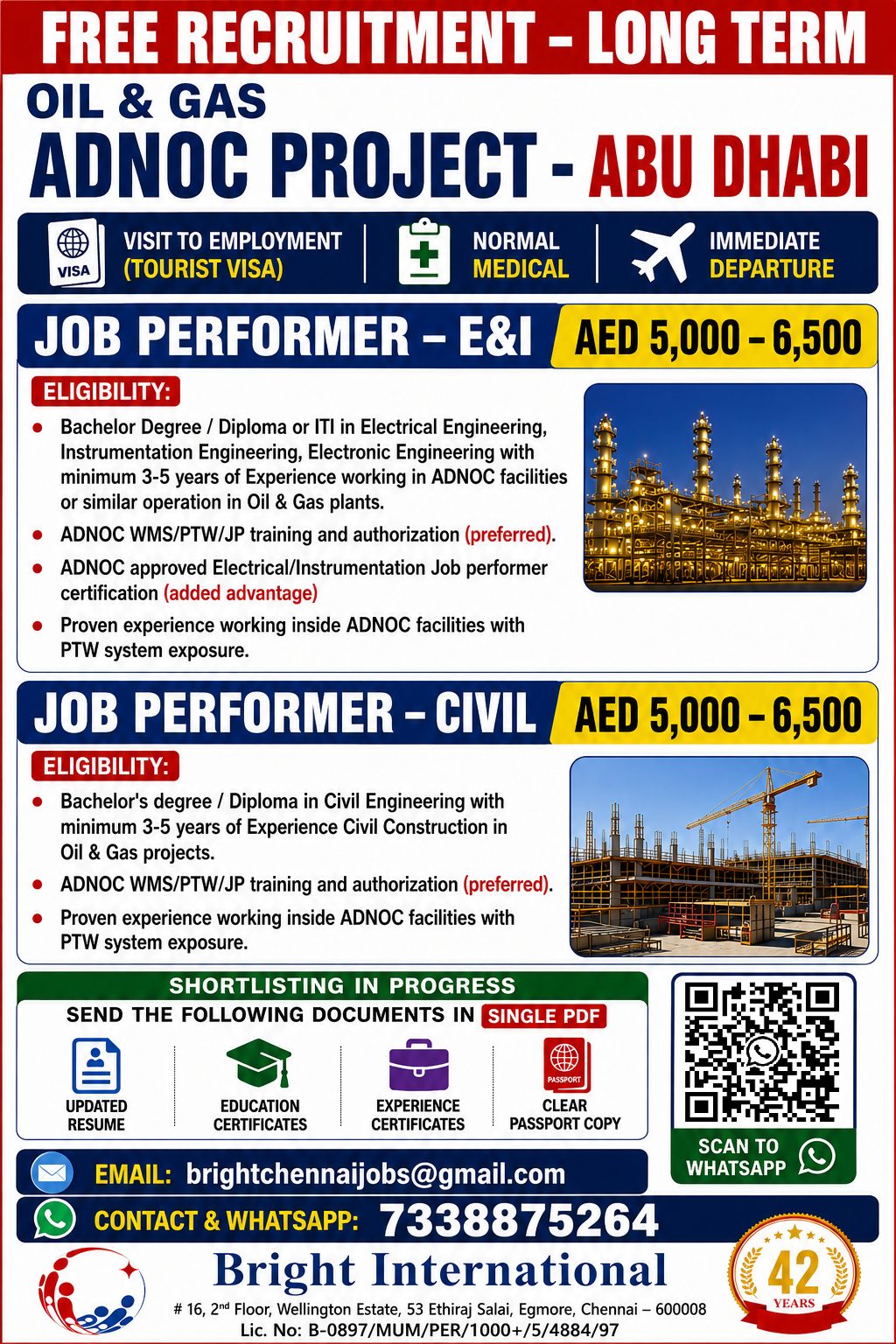 FREE RECRUITMENT - ADNOC LONG TERM