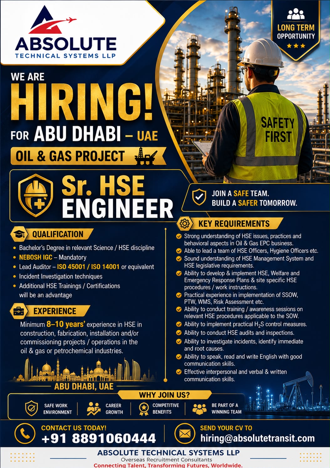 Sr. HSE Engineer