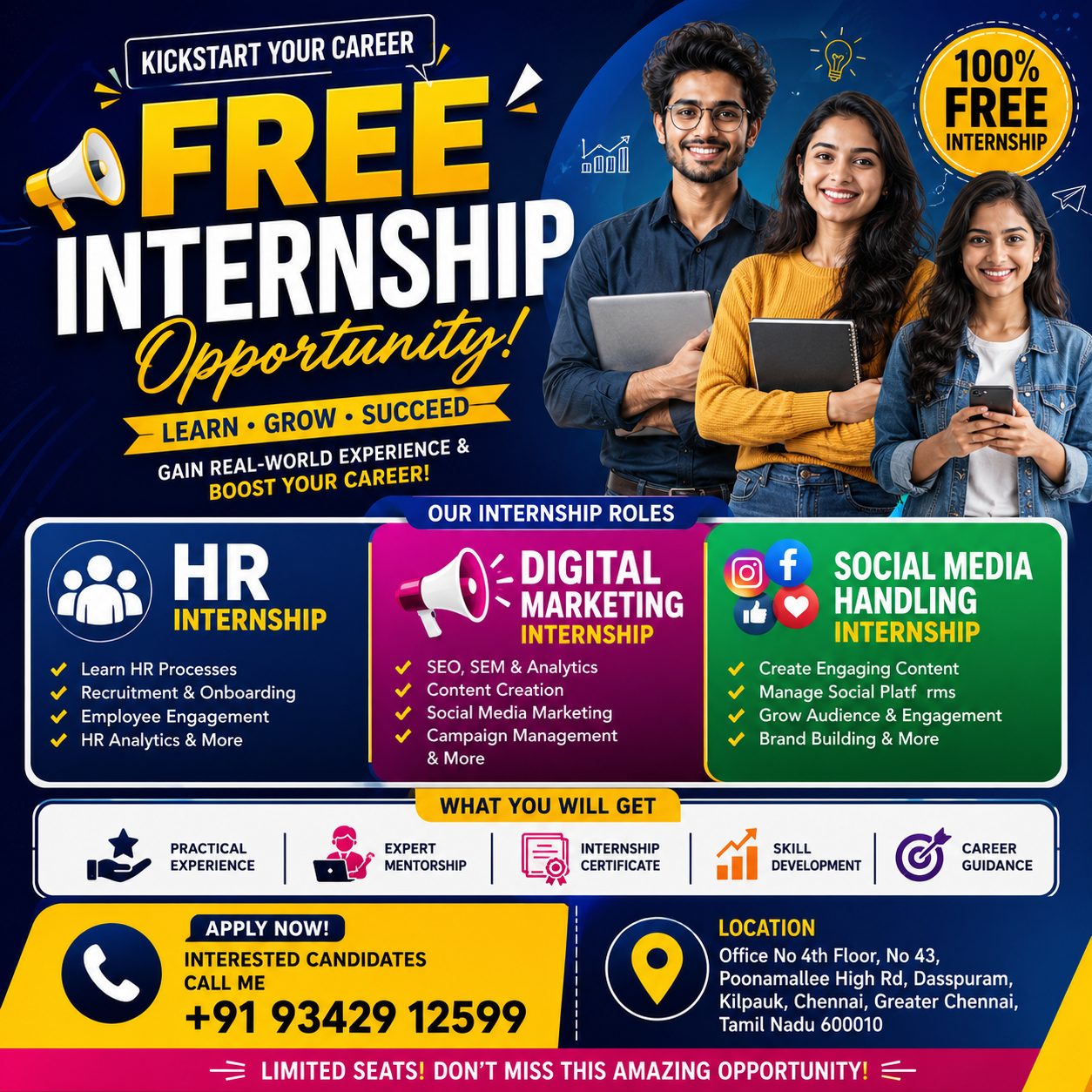 Digital Marketing Job in Chennai — Naya Jobs Consulting Pvt Ltd, Chennai, Chennai