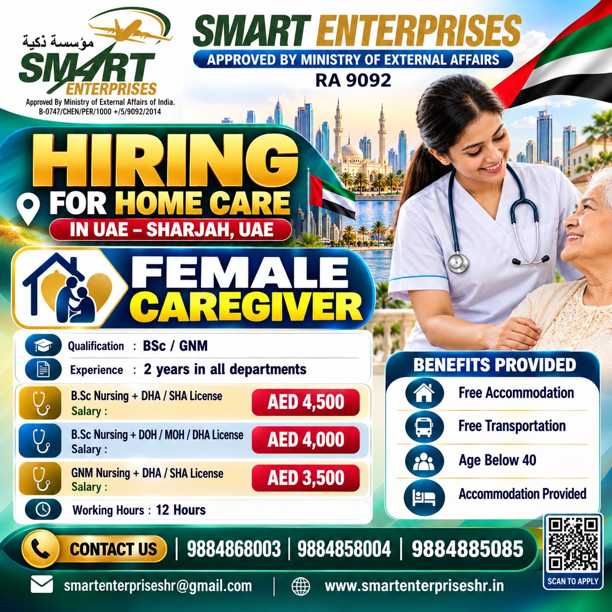 FEMALE CAREGIVER UAE