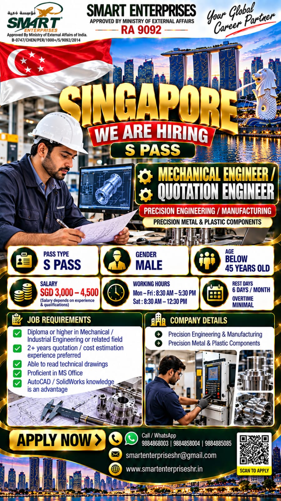 MECHANICAL ENGINEER / QUOTATION ENGINEER