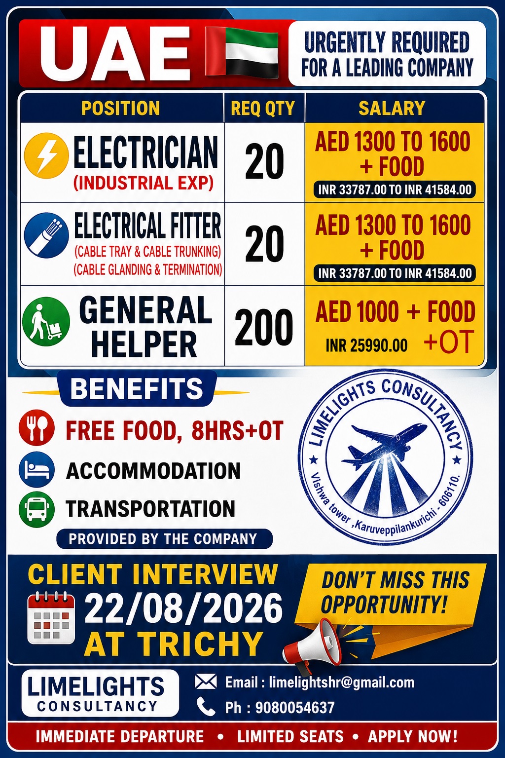 Urgently Required for a Leading Company - UAE