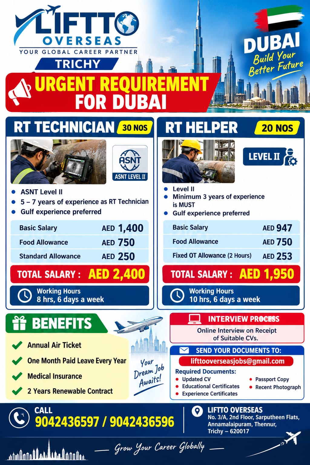 RT TECHNICIANS, RT HELPER