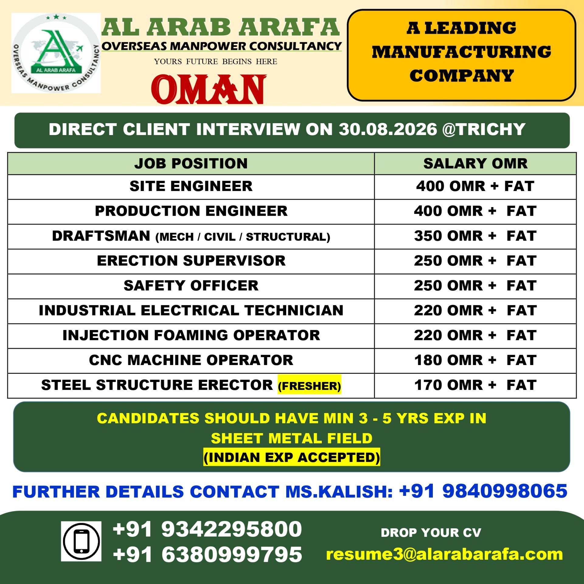 Sheet metal factory
