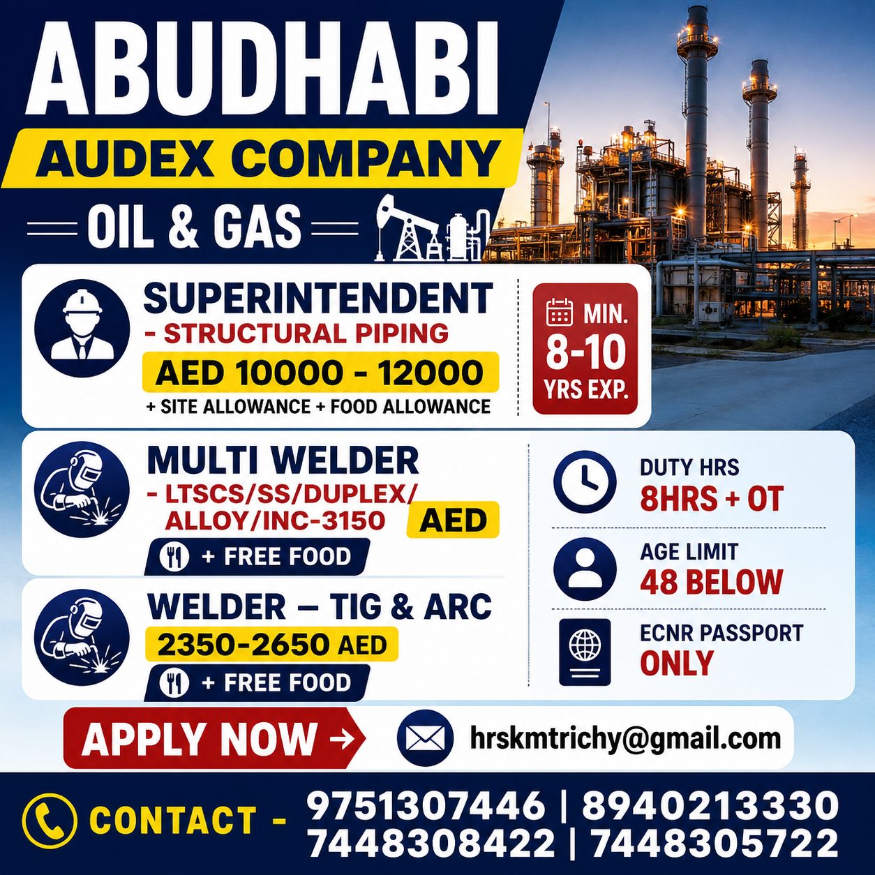 ADNOC Offshore & Onshore Oil & Gas Projects