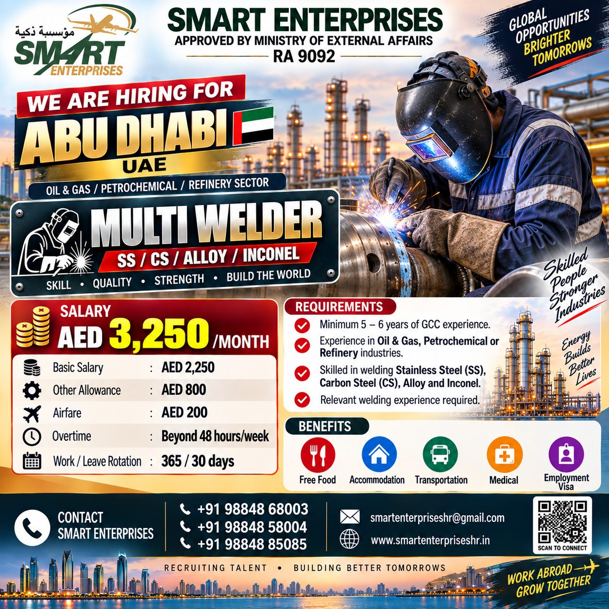 MULTI WELDER — smartenterpriseshr@gmail.com, Abu Dhabi, UAE
