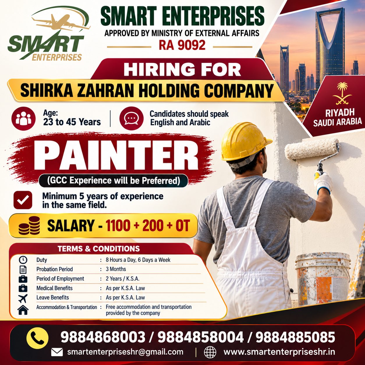 PAINTER SAUDI ARABIA