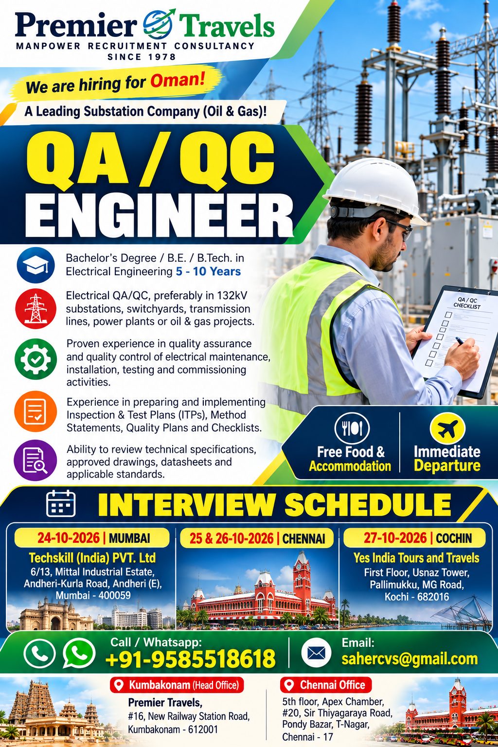 DIRECT FACE2FACE INTERVIEW — Premier Travels, OMAN